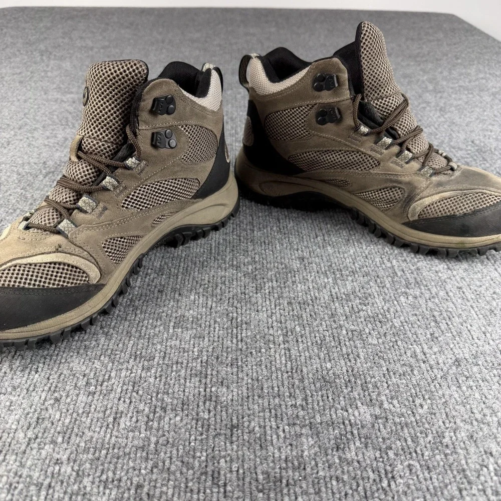 Merrell Boots Mens Size 10.5 Brown Boulder Trail Hiking Combat Air Cushion‎